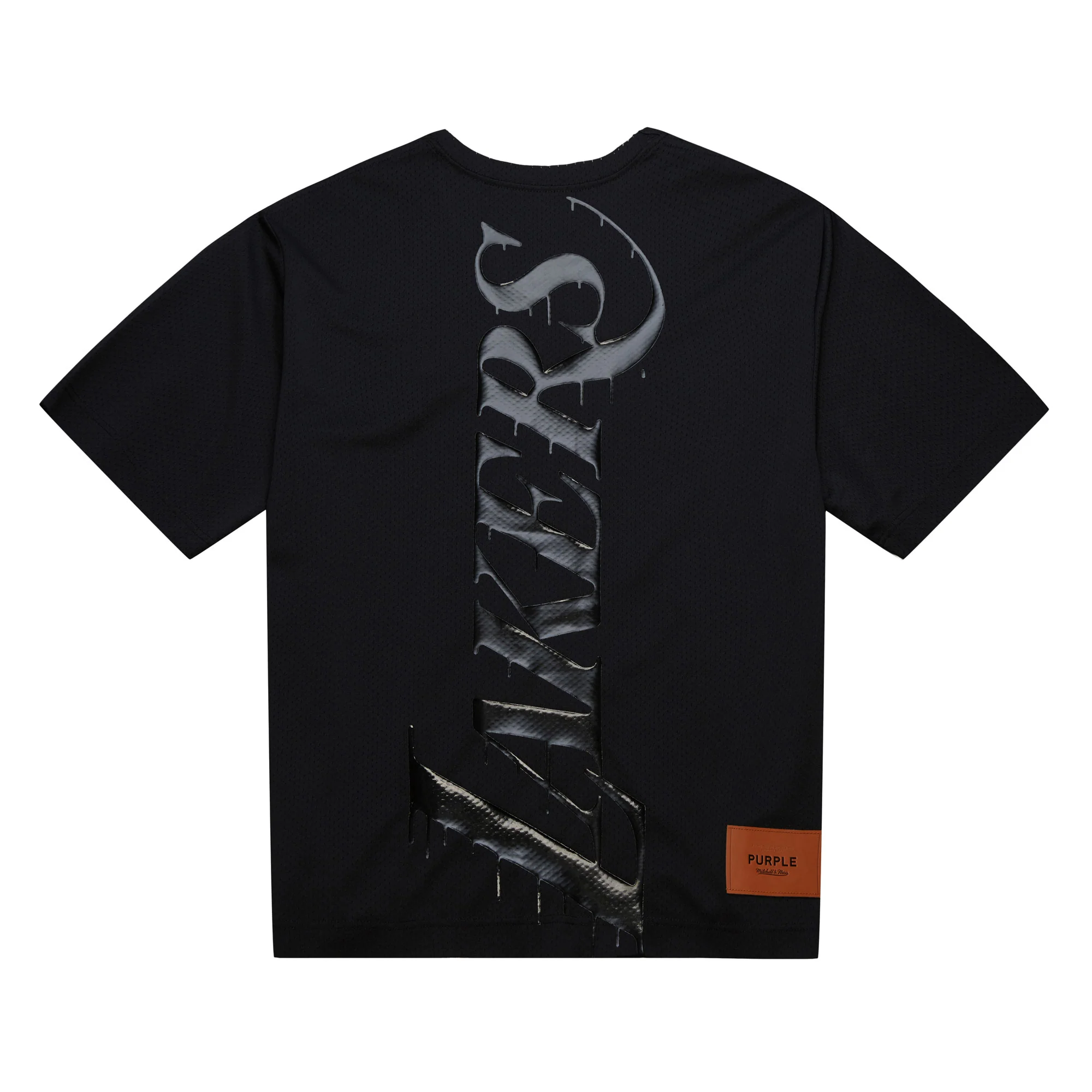 Lakers M&N x Purple Mesh Tee - Image 2