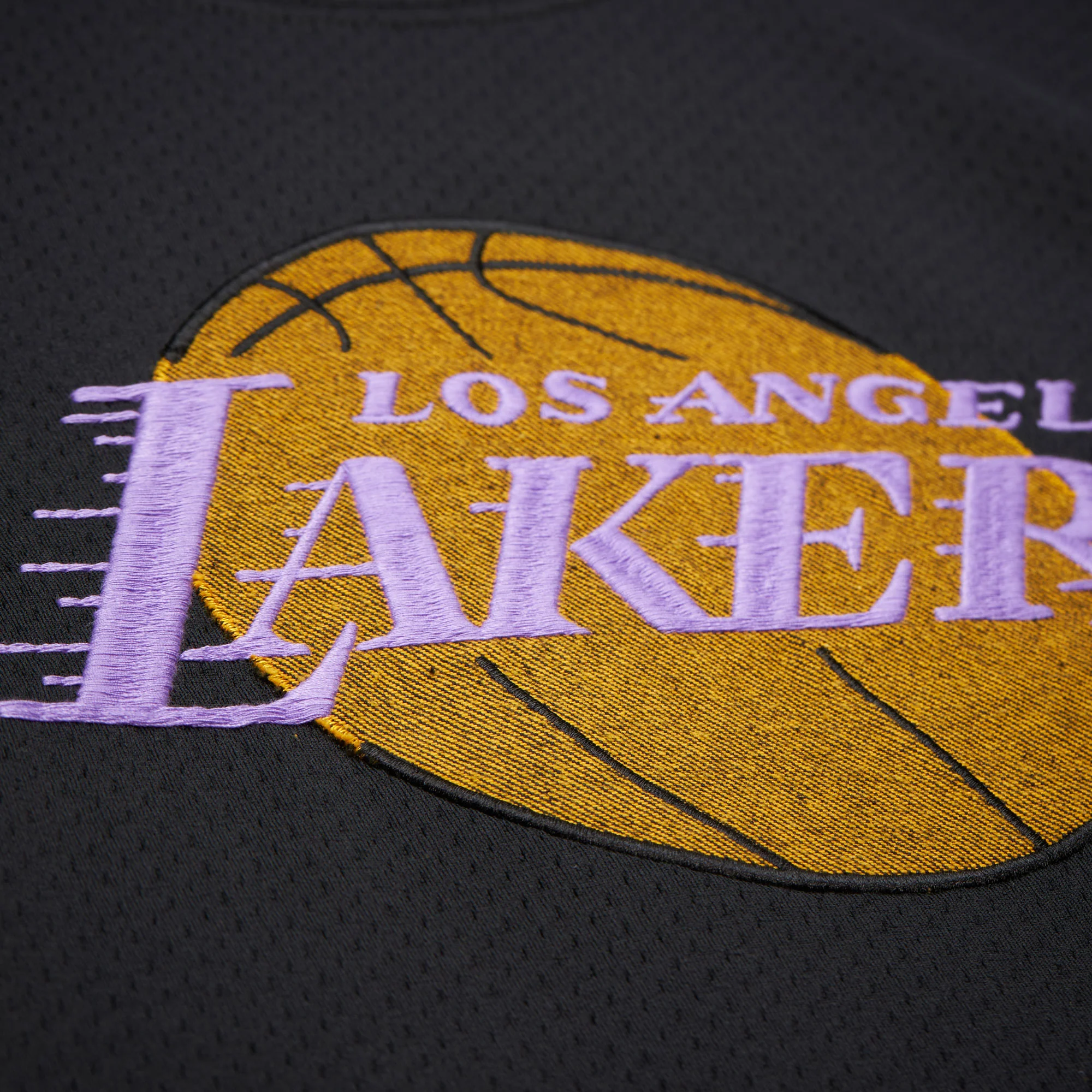 Lakers M&N x Purple Mesh Tee - Image 3