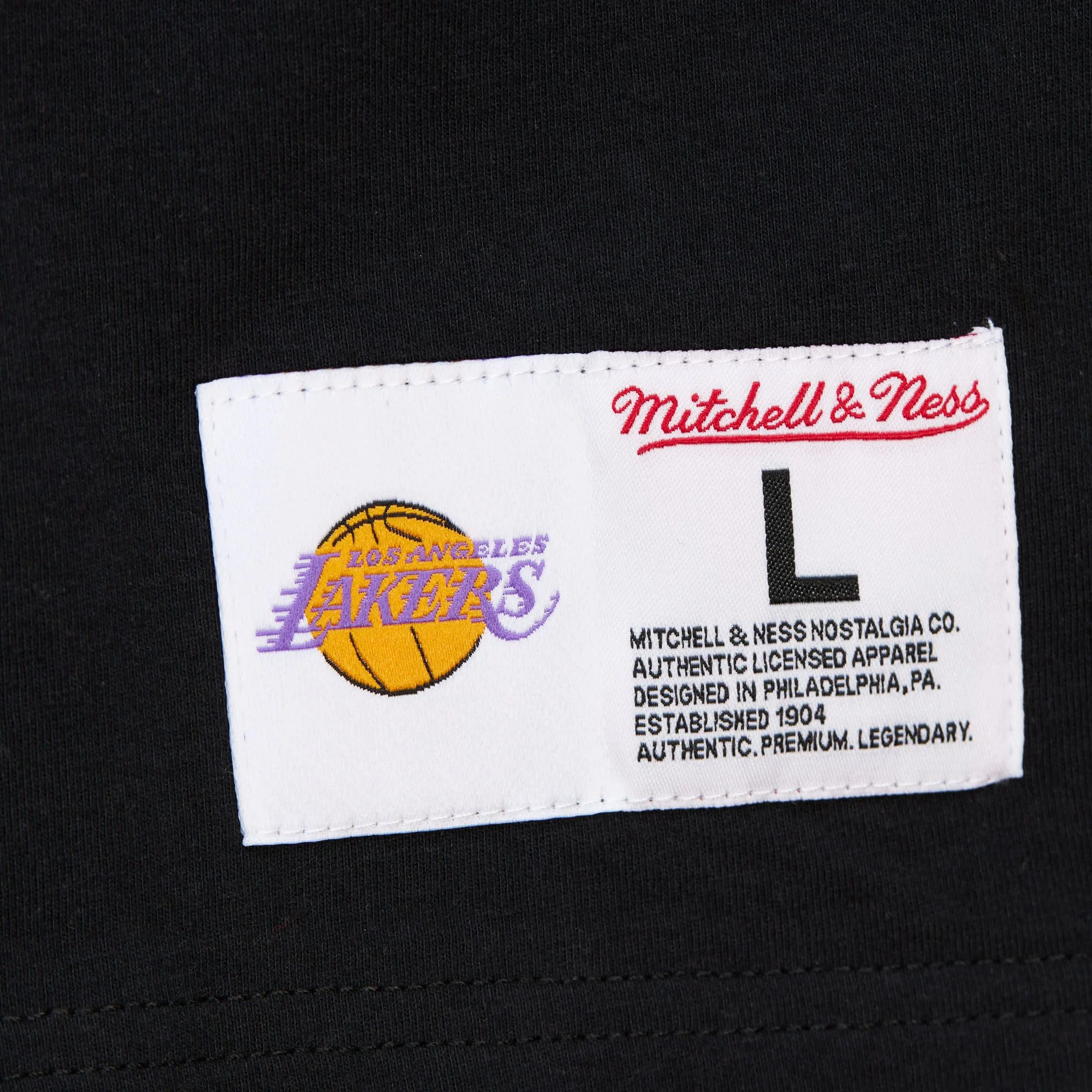 Lakers NBA Hometown SS Tee Vintage Logo - Image 4