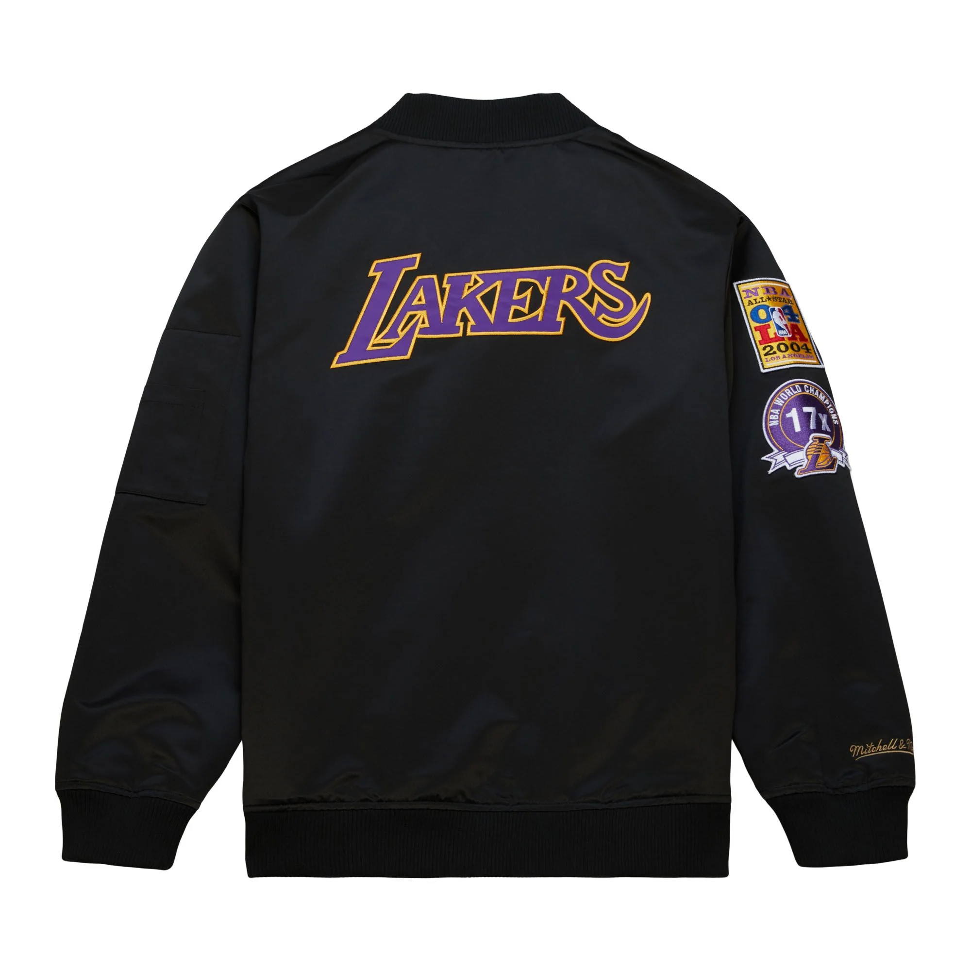 Lakers Satin HWC Bomber Jacket - Image 2
