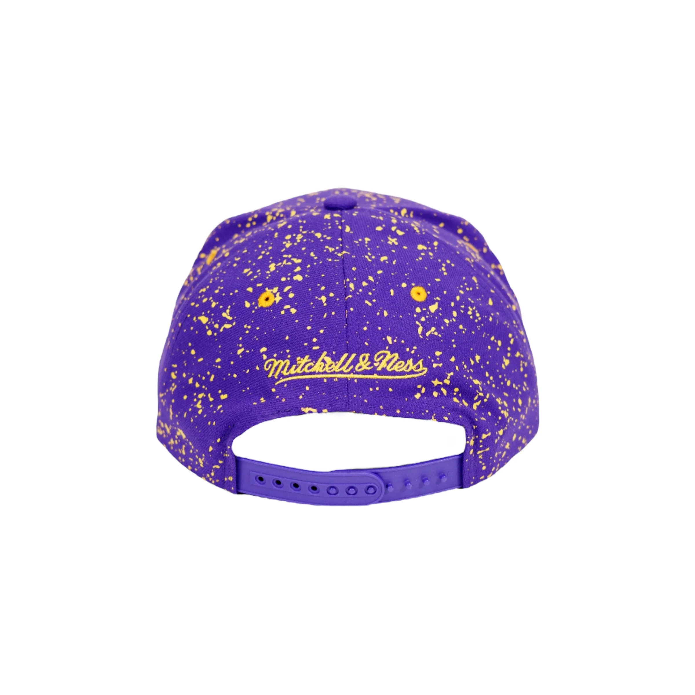Lakers Splatter Snapback Hat - Image 4