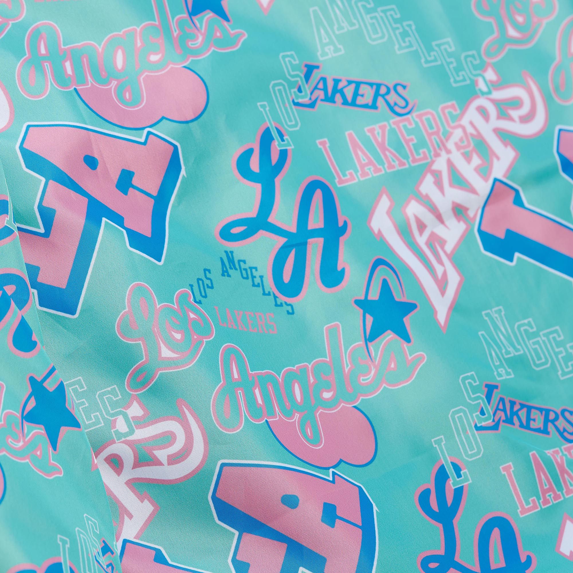 Lakers Stateside Pastel Bomber Jacket - Image 5