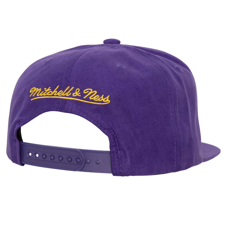 Lakers Sweet Suede Vintage Snapback Hat - Image 2