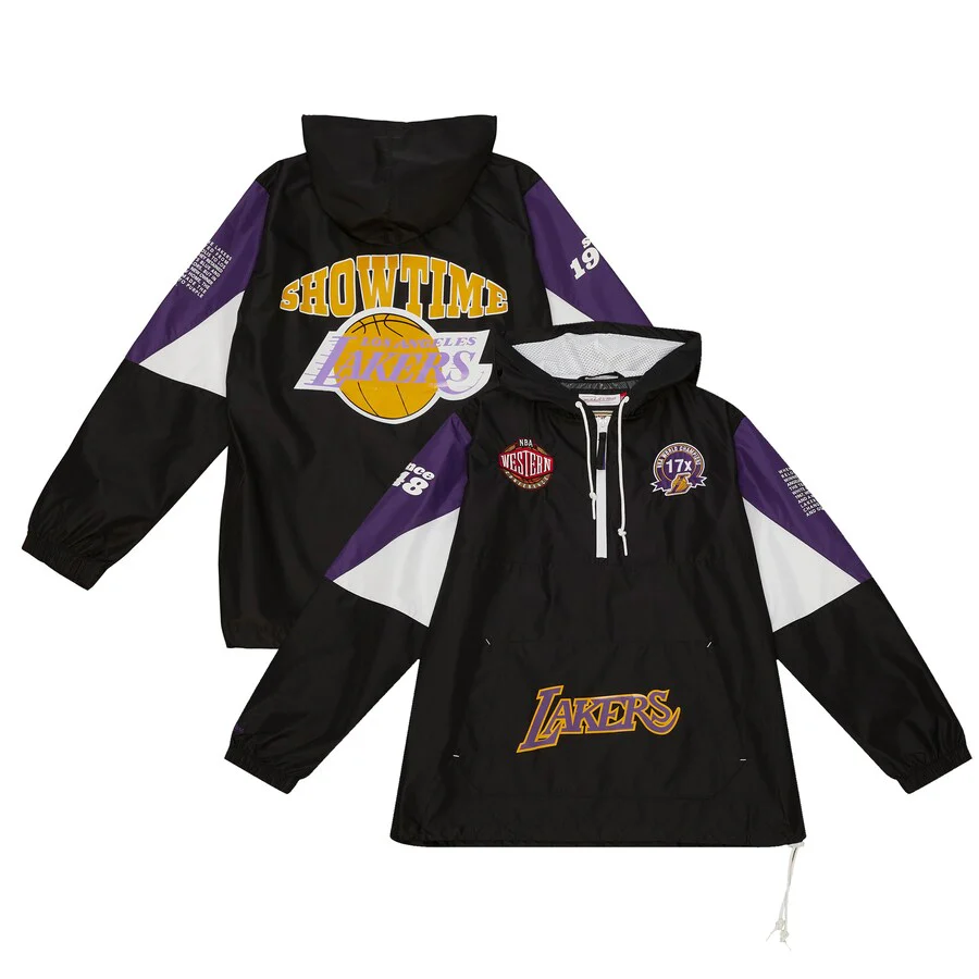 Lakers Team Origins Pullover Jacket - Image 5