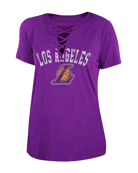 Tie Up Women's Los Angeles Lakers Tee