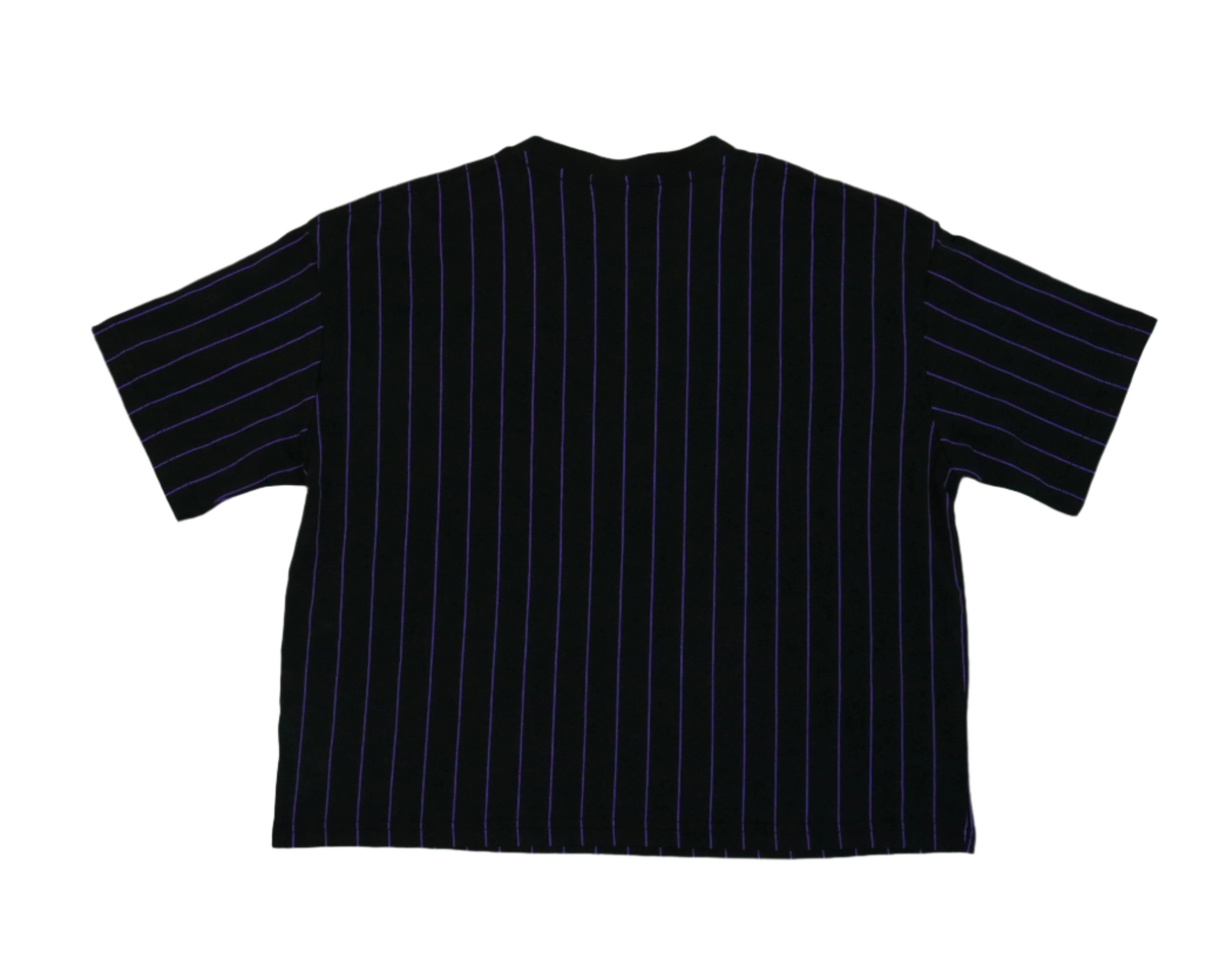Lakers Women's Throwback Pinstripe SS Tee - Image 2