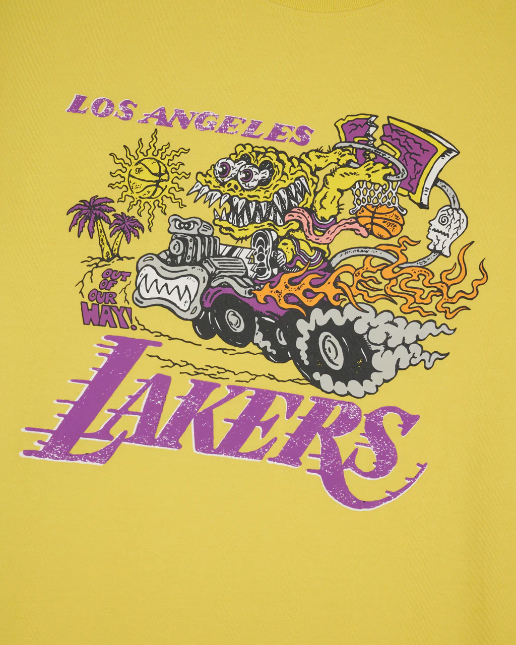 Lakers x Brain Dead Short Sleeve Tee - Image 3