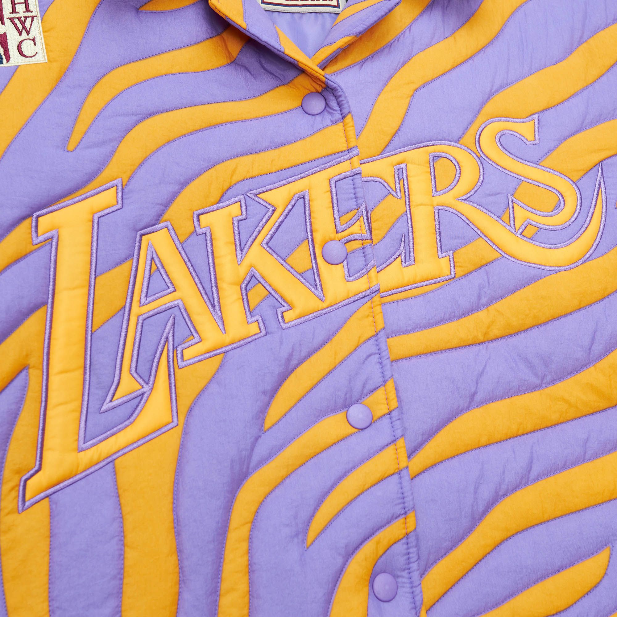 Lakers x Melody Ehsani Unisex Puffer Shirt - Image 4