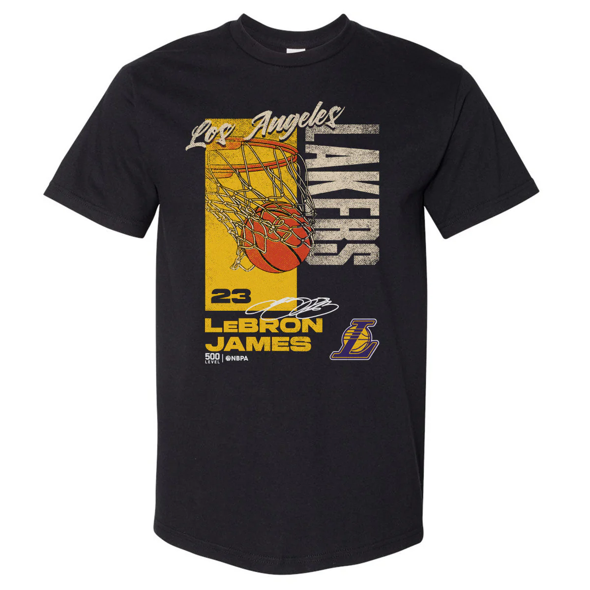 LeBron James Los Angeles Lakers All Net WHT