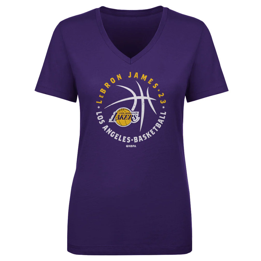 LeBron James Los Angeles Lakers Player Ball WHT - Image 3
