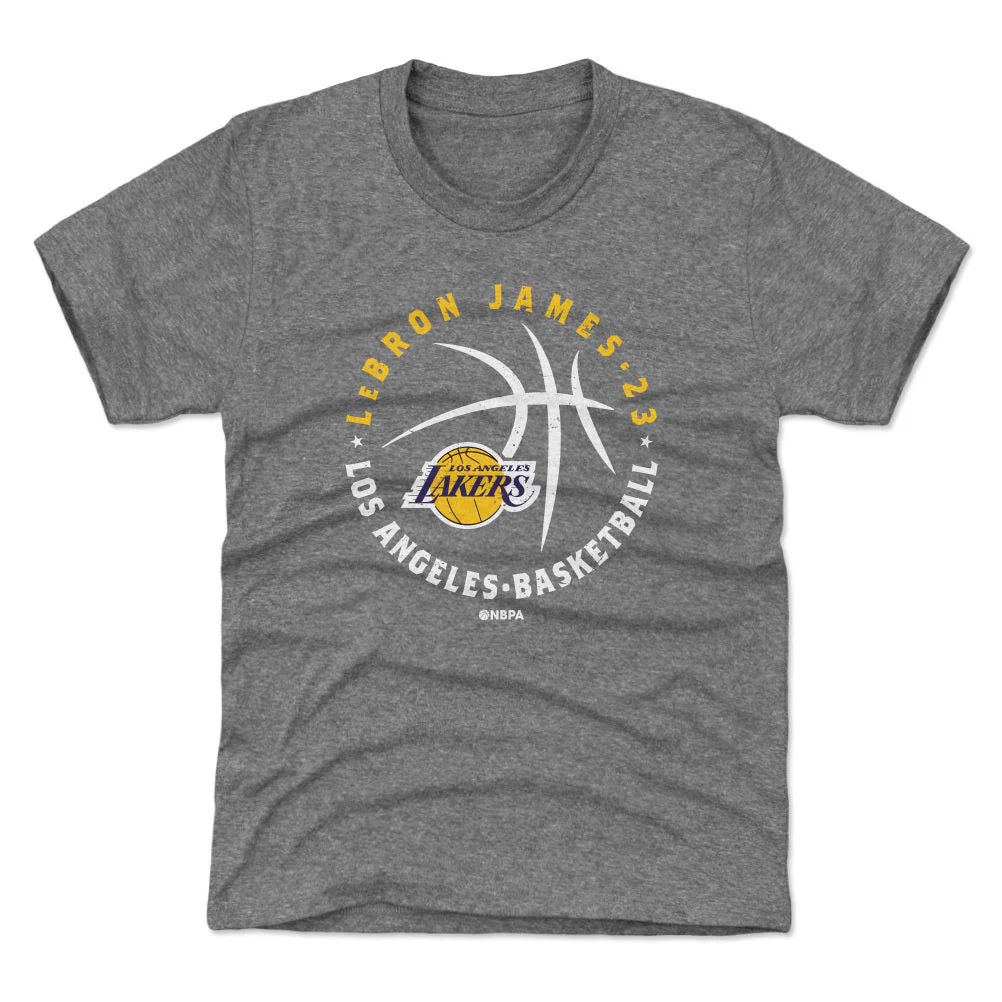 LeBron James Los Angeles Lakers Player Ball WHT - Image 2