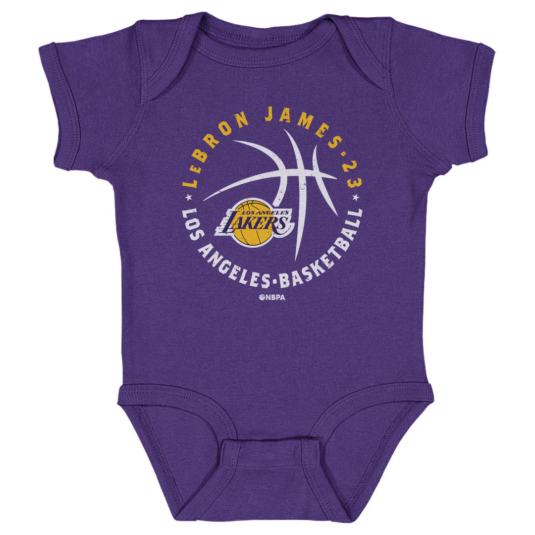 LeBron James Los Angeles Lakers Player Ball WHT - Image 2