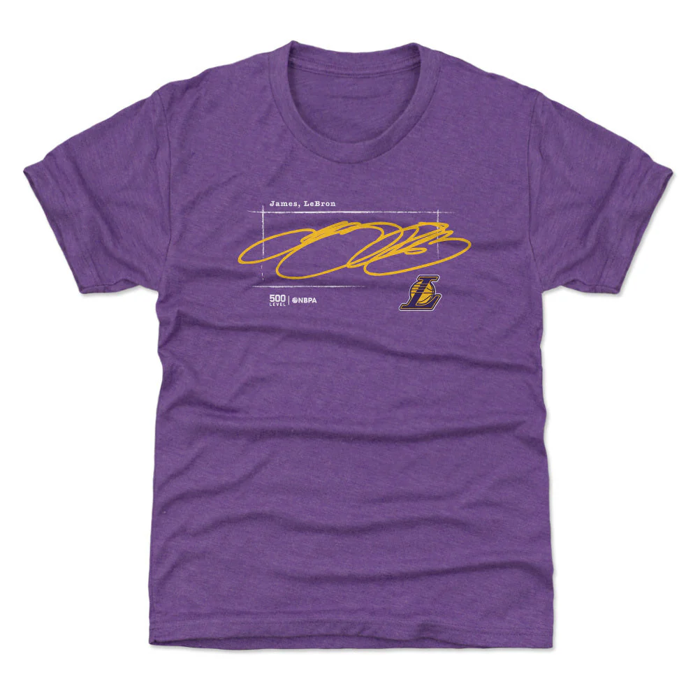 LeBron James Los Angeles Lakers Signature WHT - Image 2