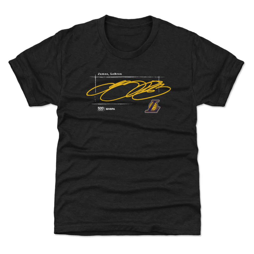 LeBron James Los Angeles Lakers Signature WHT - Image 3