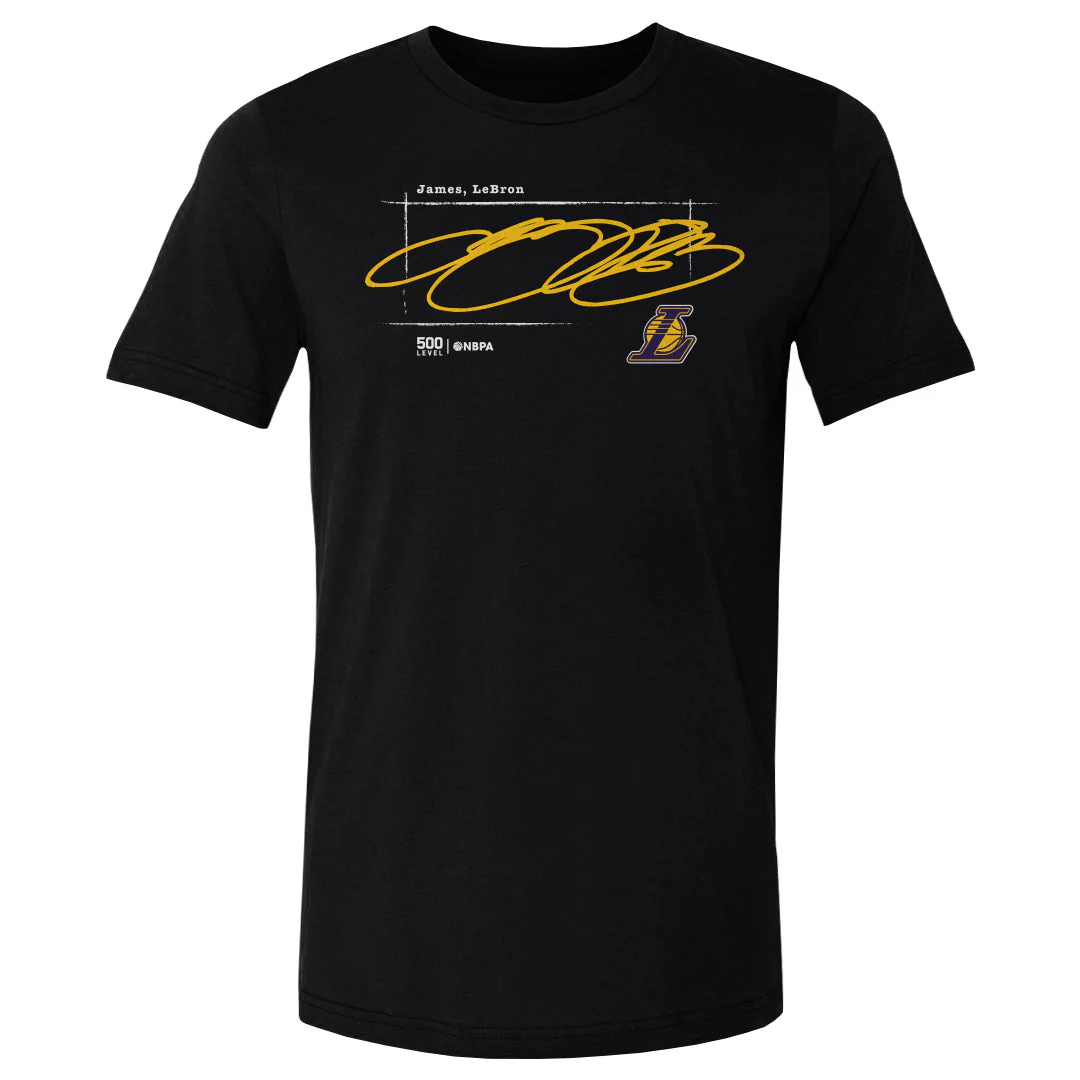 LeBron James Los Angeles Lakers Signature WHT - Image 2