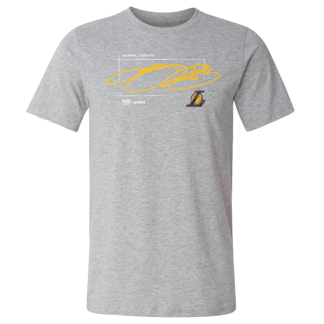 LeBron James Los Angeles Lakers Signature WHT - Image 3