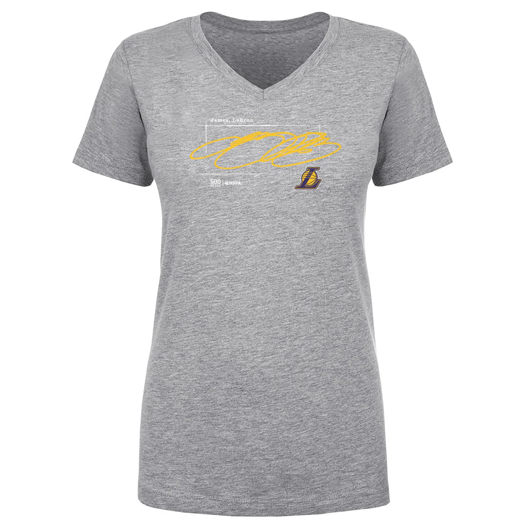 LeBron James Los Angeles Lakers Signature WHT - Image 3