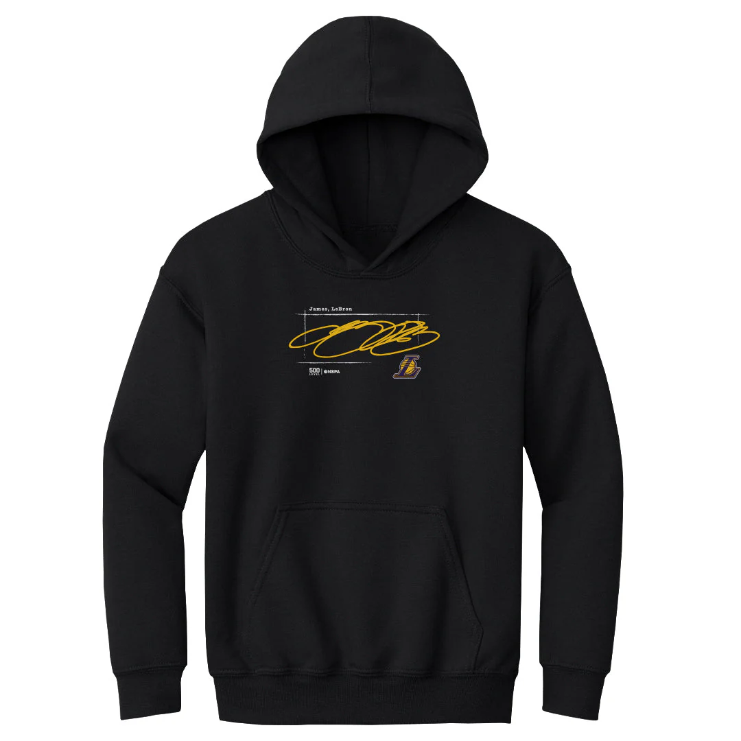 LeBron James Los Angeles Lakers Signature WHT - Image 2