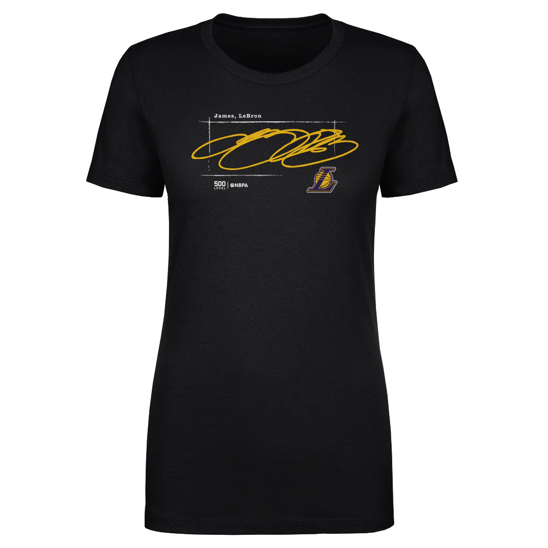 LeBron James Los Angeles Lakers Signature WHT - Image 2
