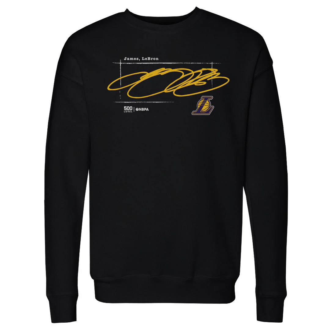 LeBron James Los Angeles Lakers Signature WHT - Image 2