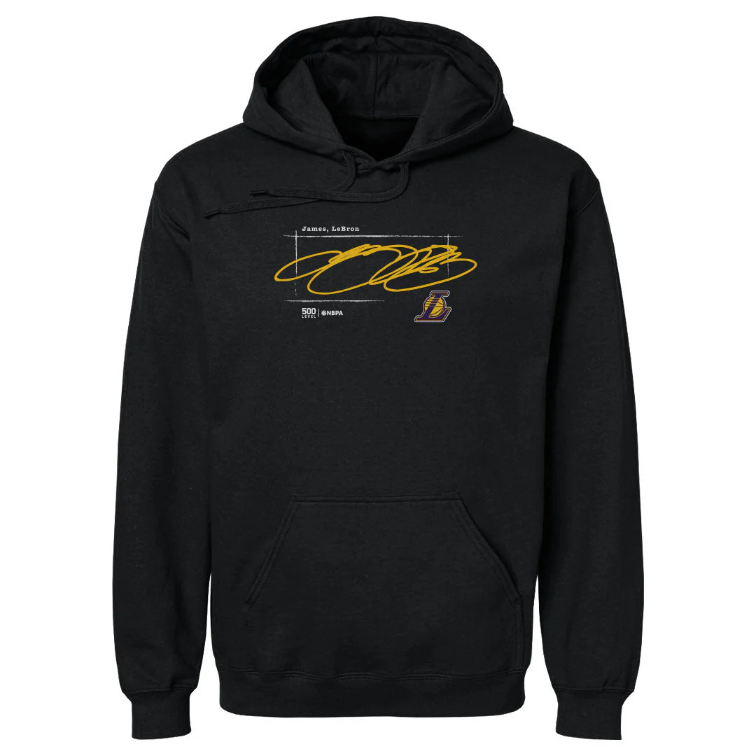 LeBron James Los Angeles Lakers Signature WHT