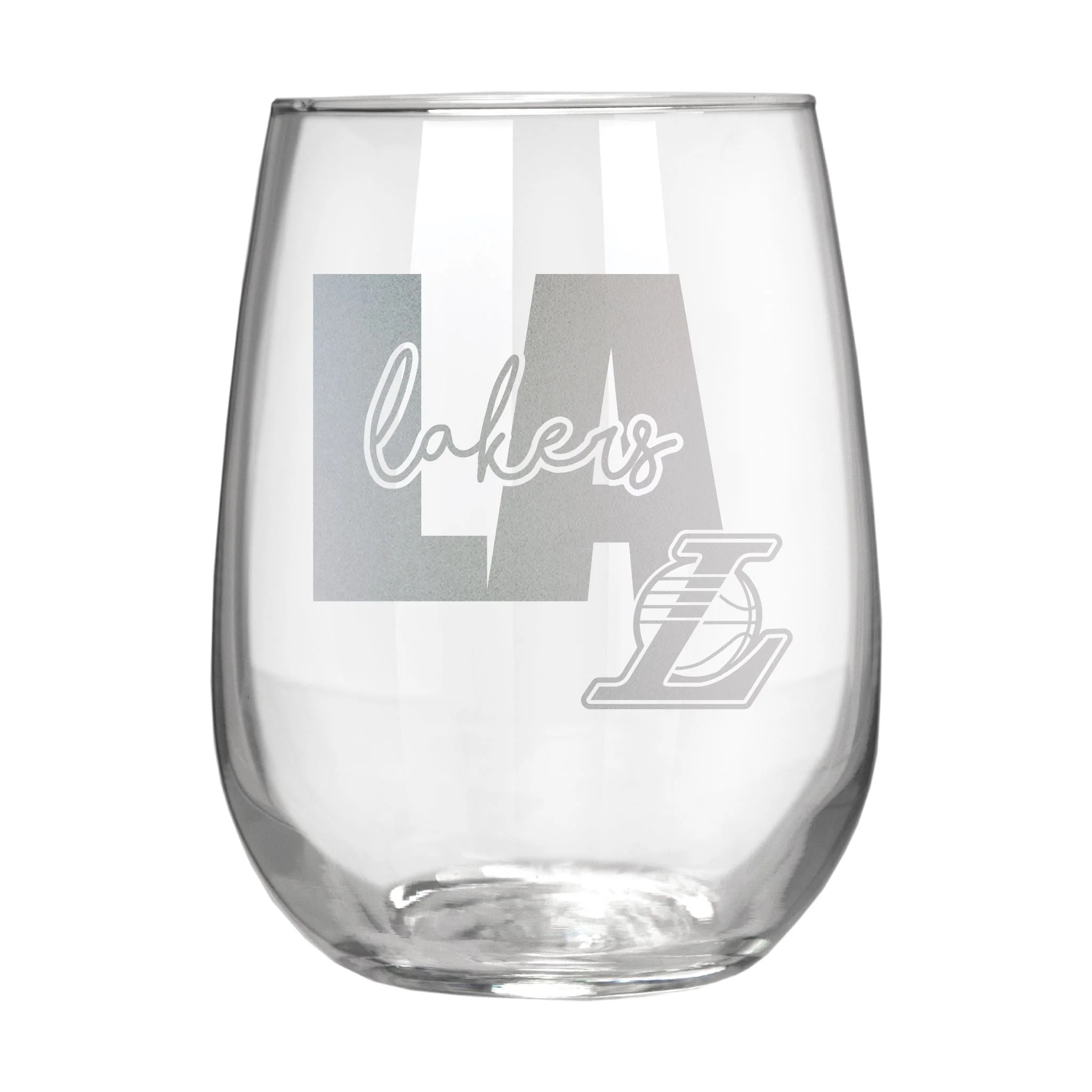 Los Angeles Lakers 17 oz. Stemless Wine Glass