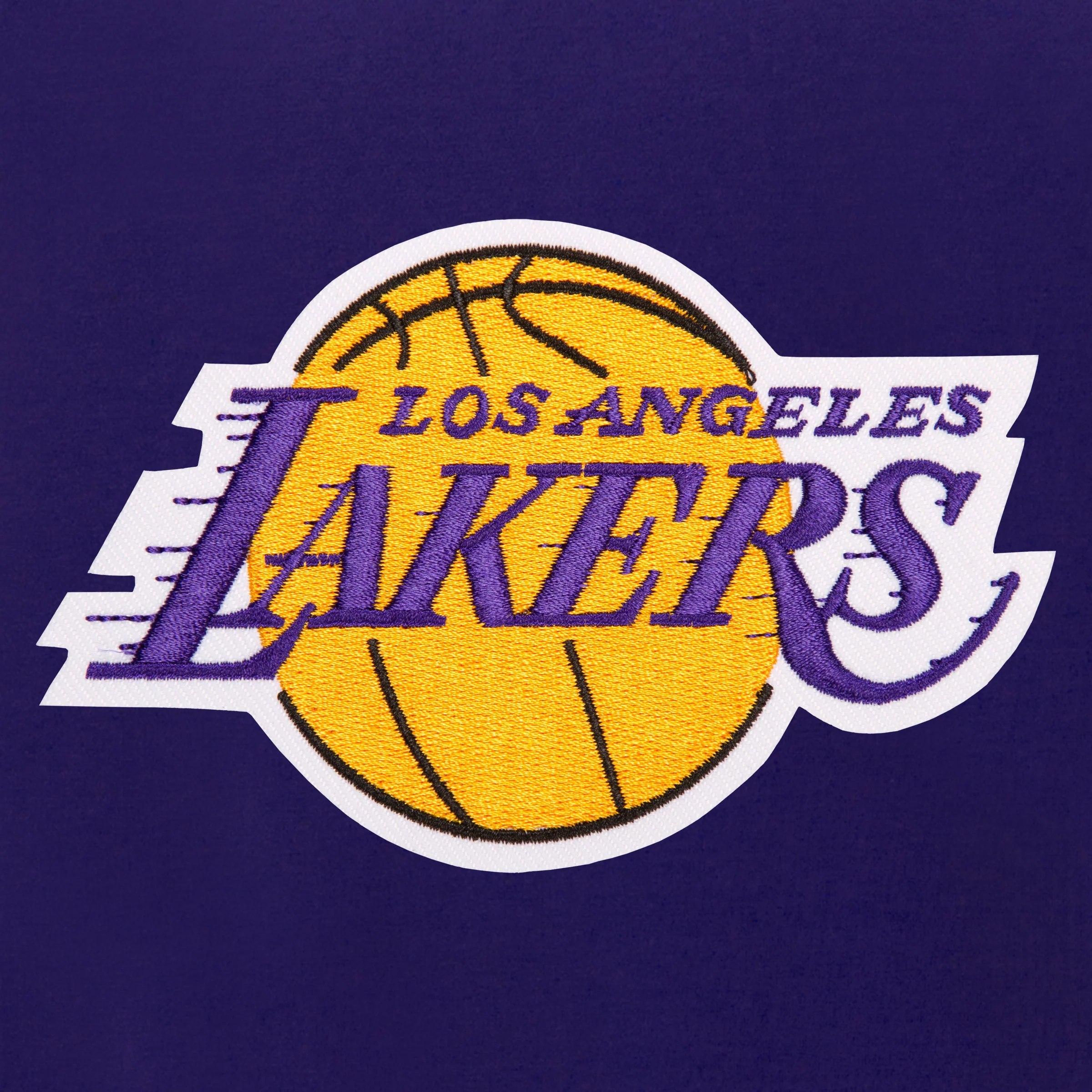 Los Angeles Lakers Reversible Fleece And PU Jacket - Image 4