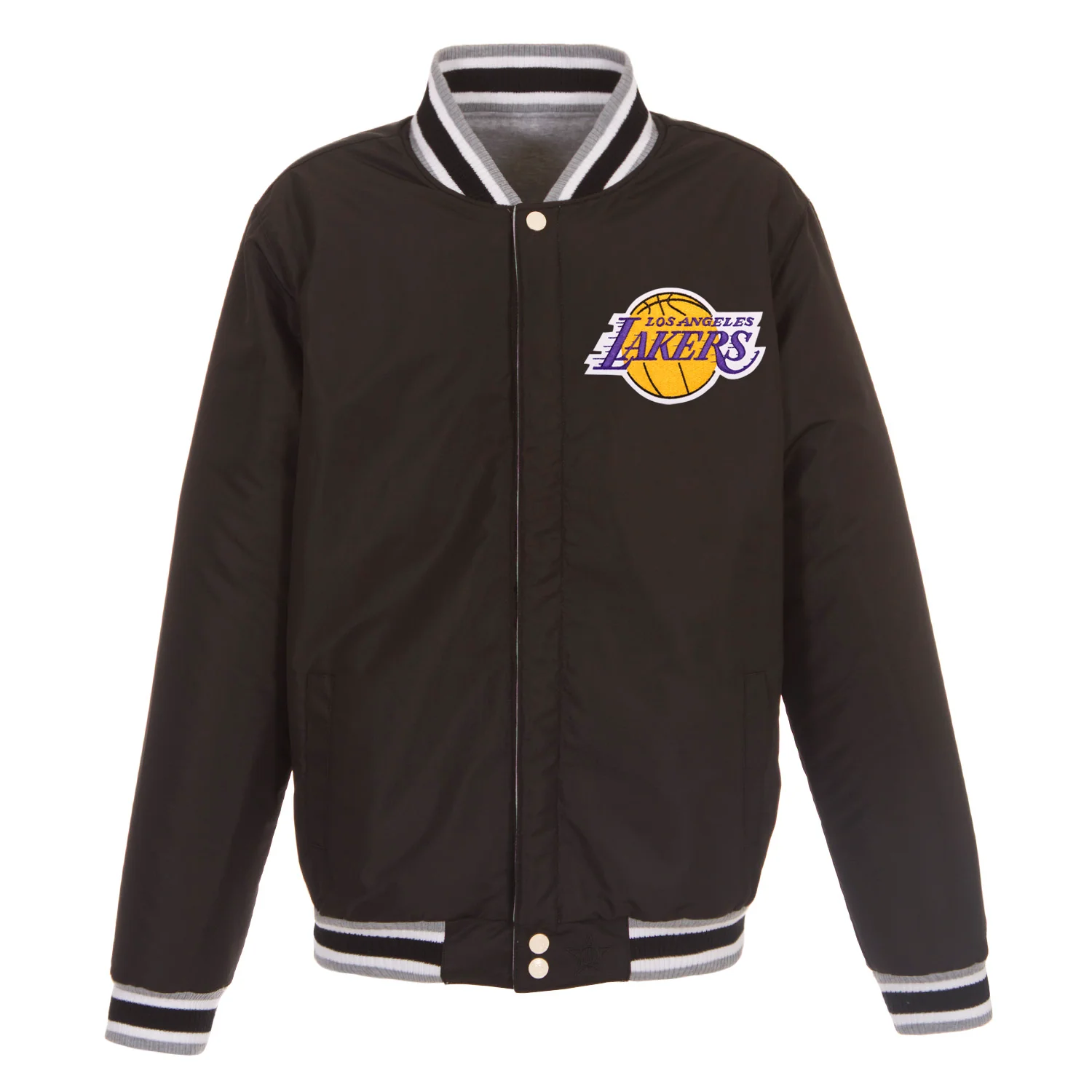 Los Angeles Lakers Two-Tone Fleece Jacket - Image 4