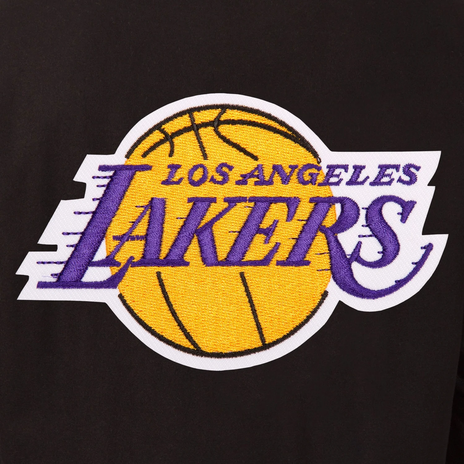 Los Angeles Lakers Wool and Leather Jacket - Image 4