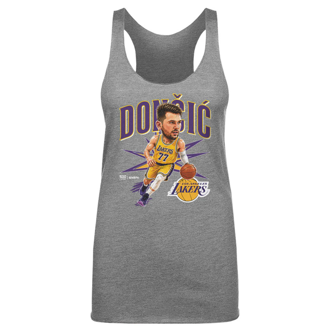 Luka Doncic Los Angeles Lakers Big Head WHT