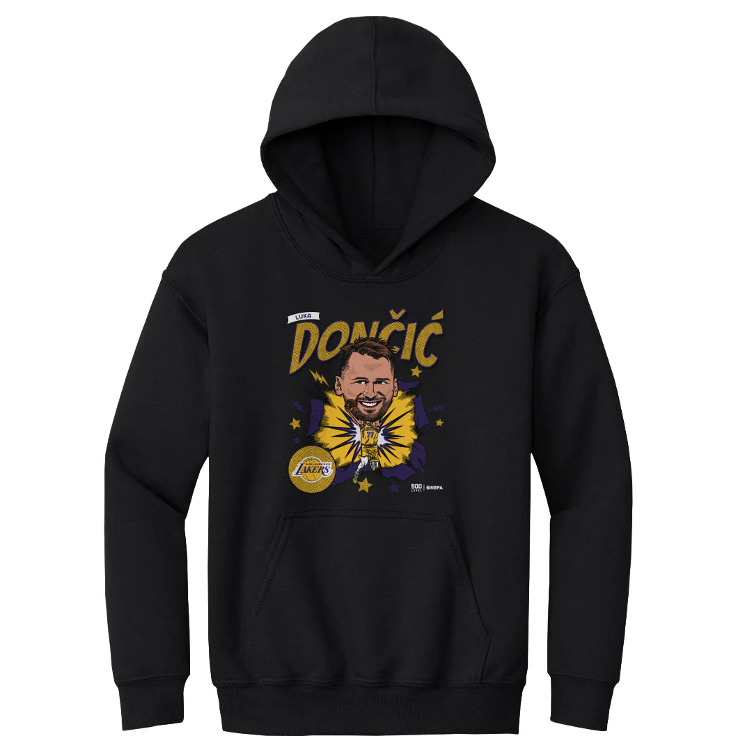 Luka Doncic Los Angeles Lakers Caricature WHT