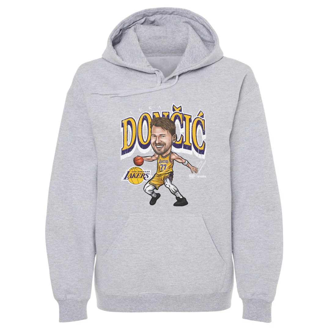Luka Doncic Los Angeles Lakers Cartoon WHT - Image 2