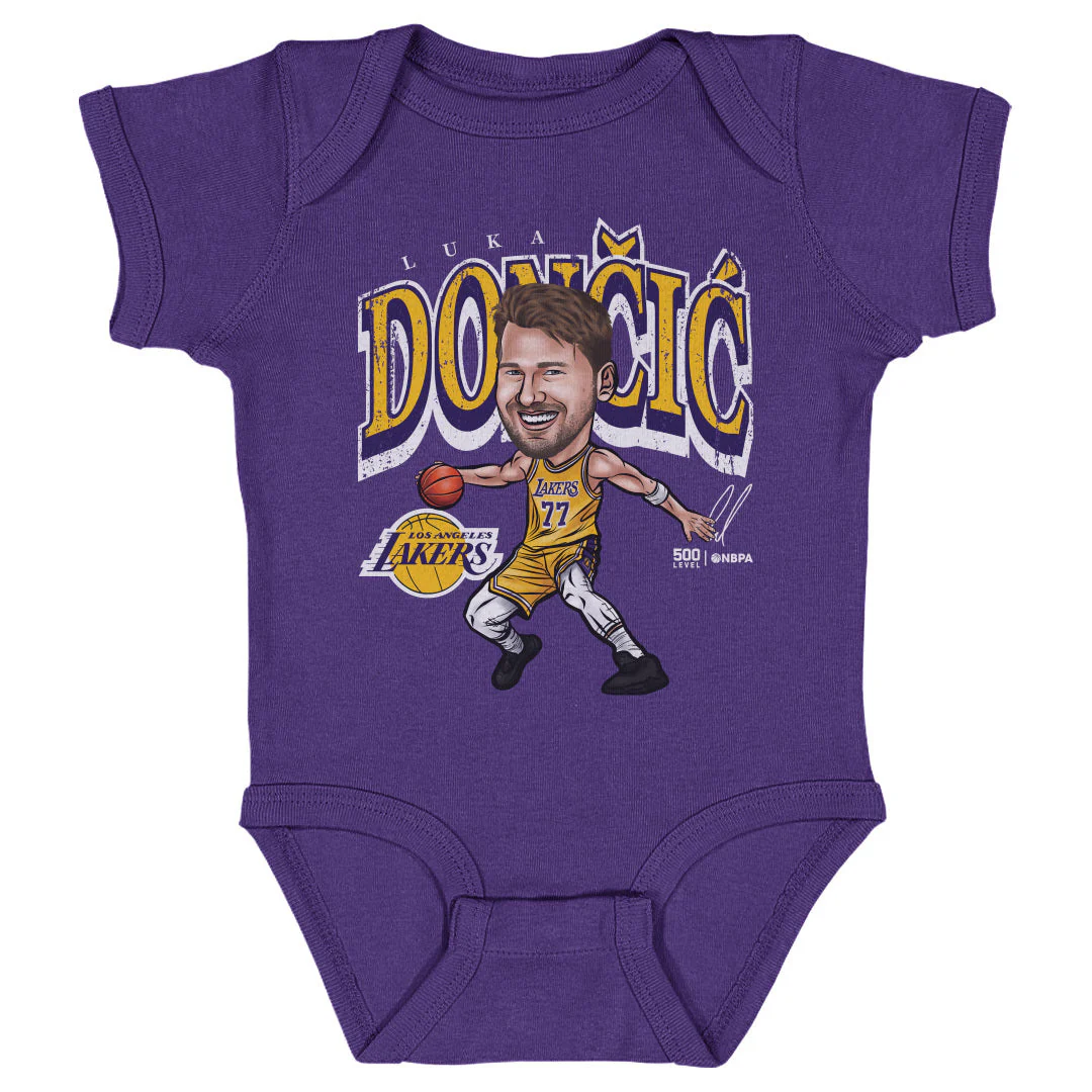 Luka Doncic Los Angeles Lakers Cartoon WHT - Image 2
