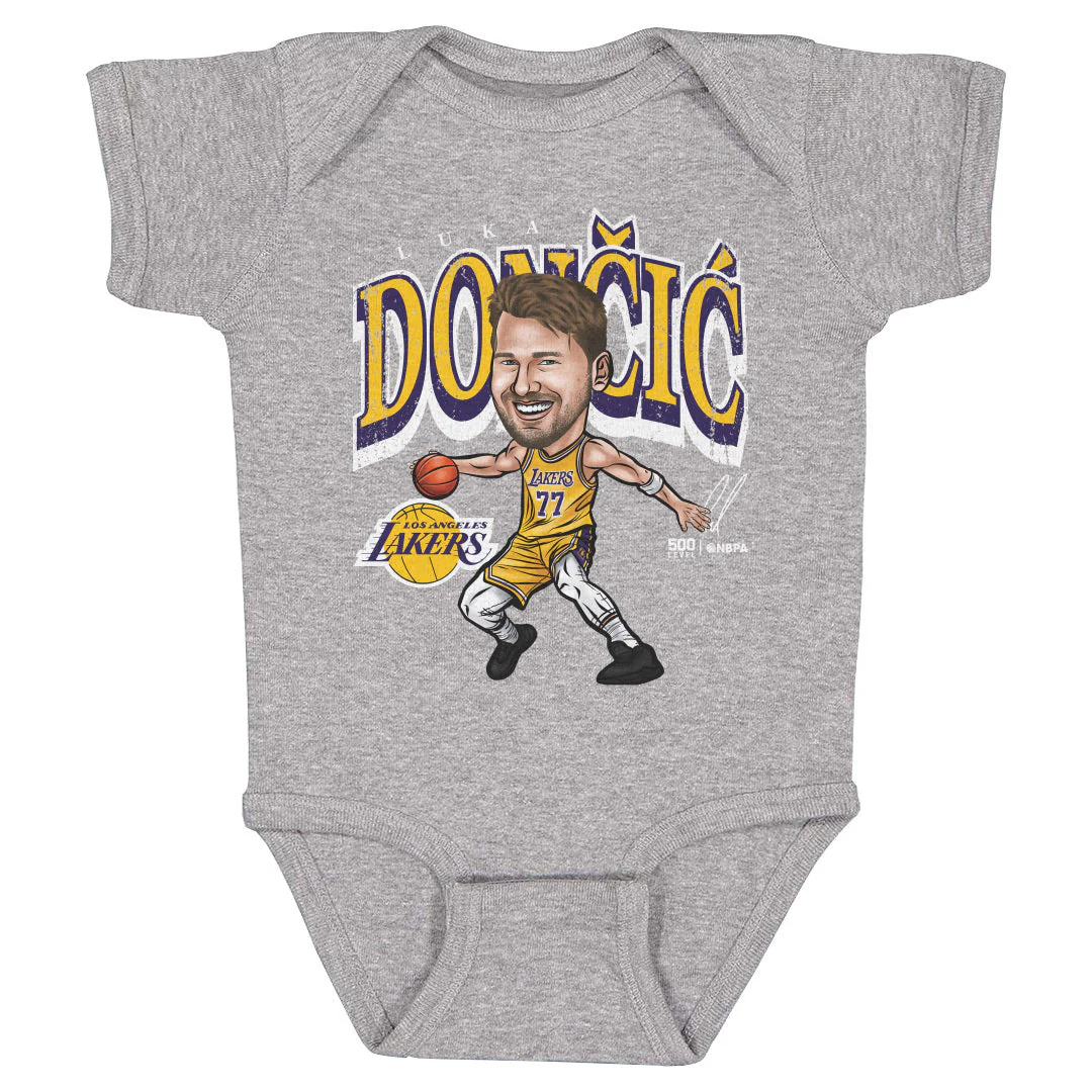 Luka Doncic Los Angeles Lakers Cartoon WHT - Image 3