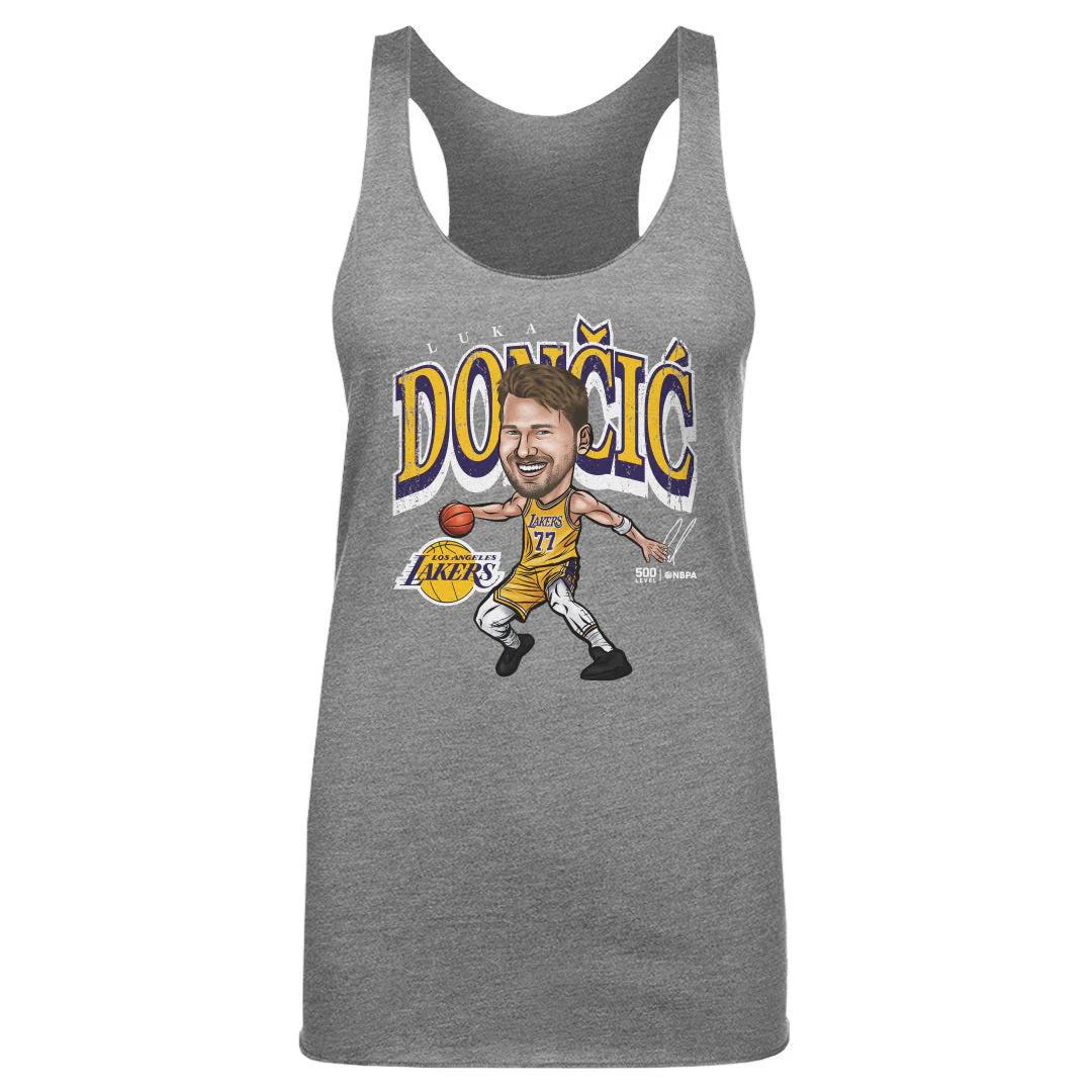 Luka Doncic Los Angeles Lakers Cartoon WHT - Image 3