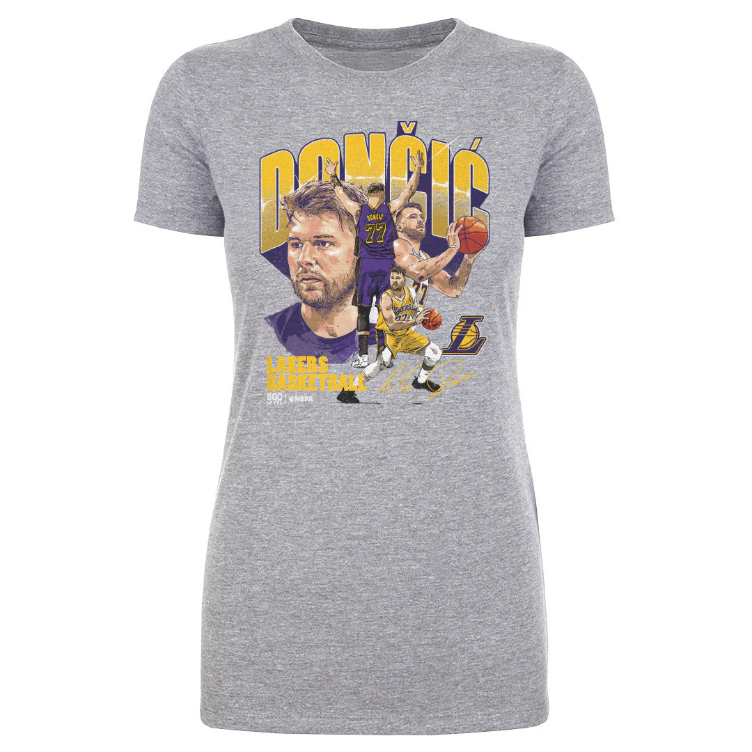 Luka Doncic Los Angeles Lakers Collage WHT - Image 2