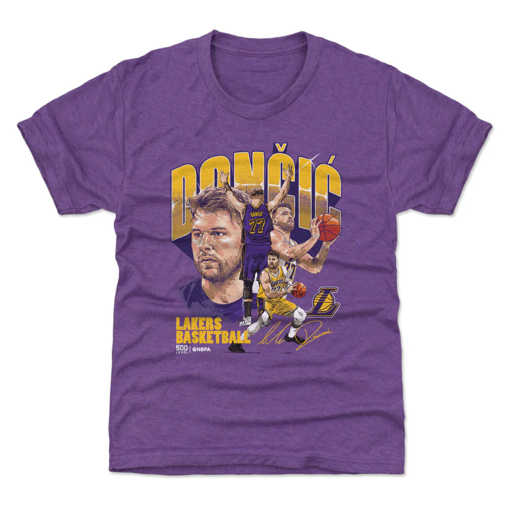 Luka Doncic Los Angeles Lakers Collage WHT - Image 2