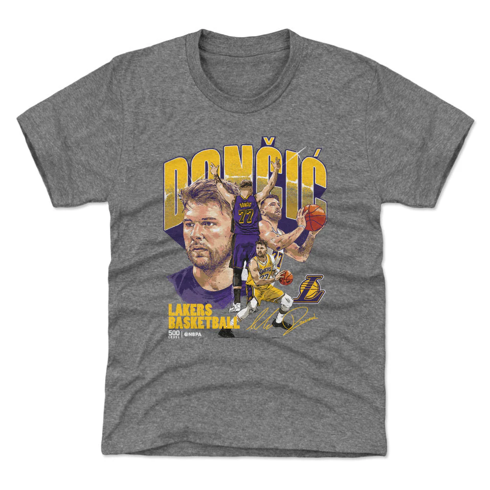 Luka Doncic Los Angeles Lakers Collage WHT - Image 3