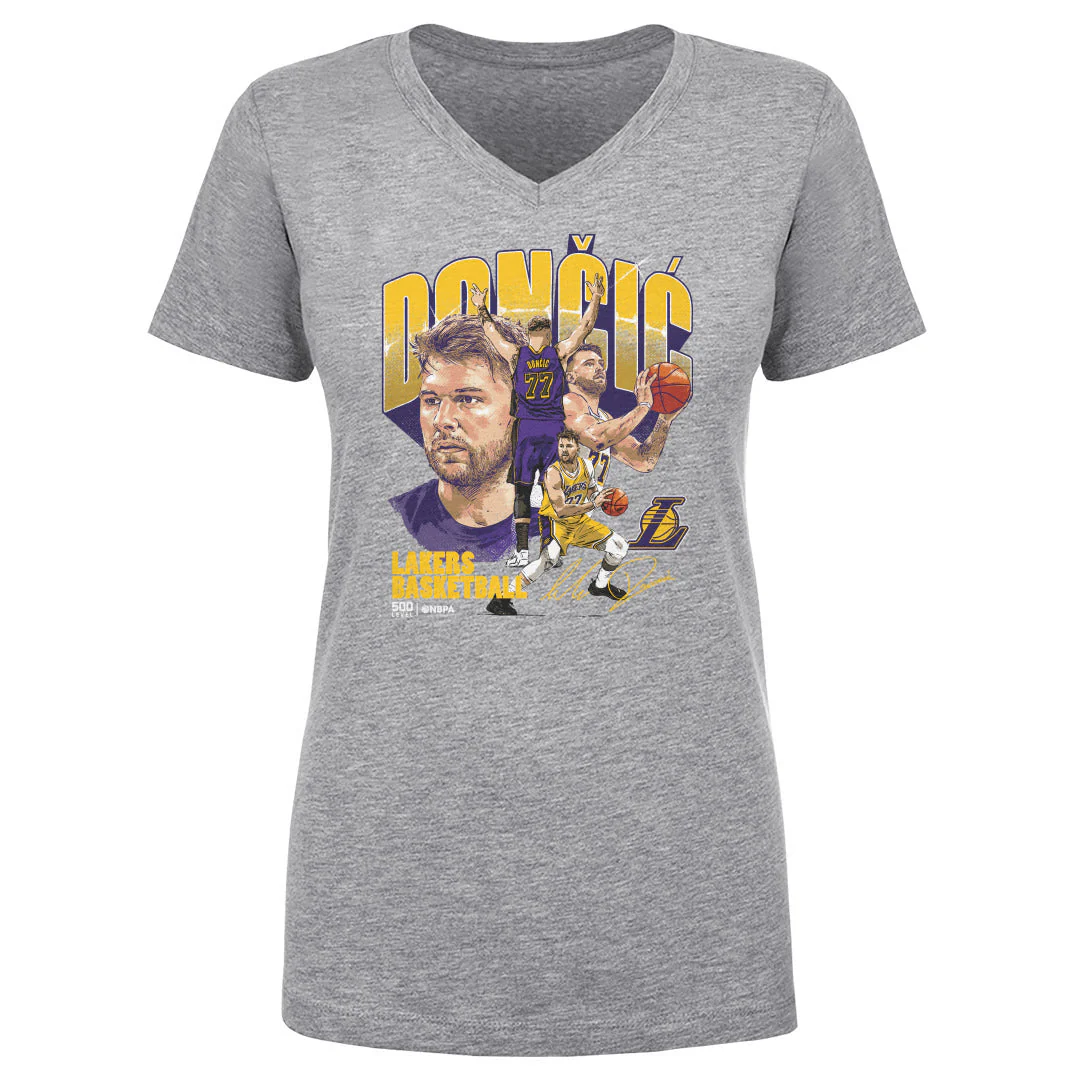 Luka Doncic Los Angeles Lakers Collage WHT - Image 2