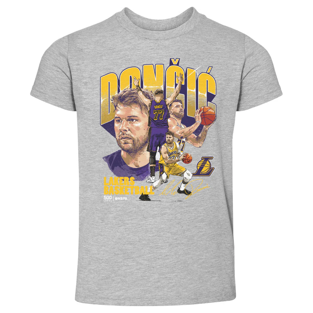 Luka Doncic Los Angeles Lakers Collage WHT - Image 2