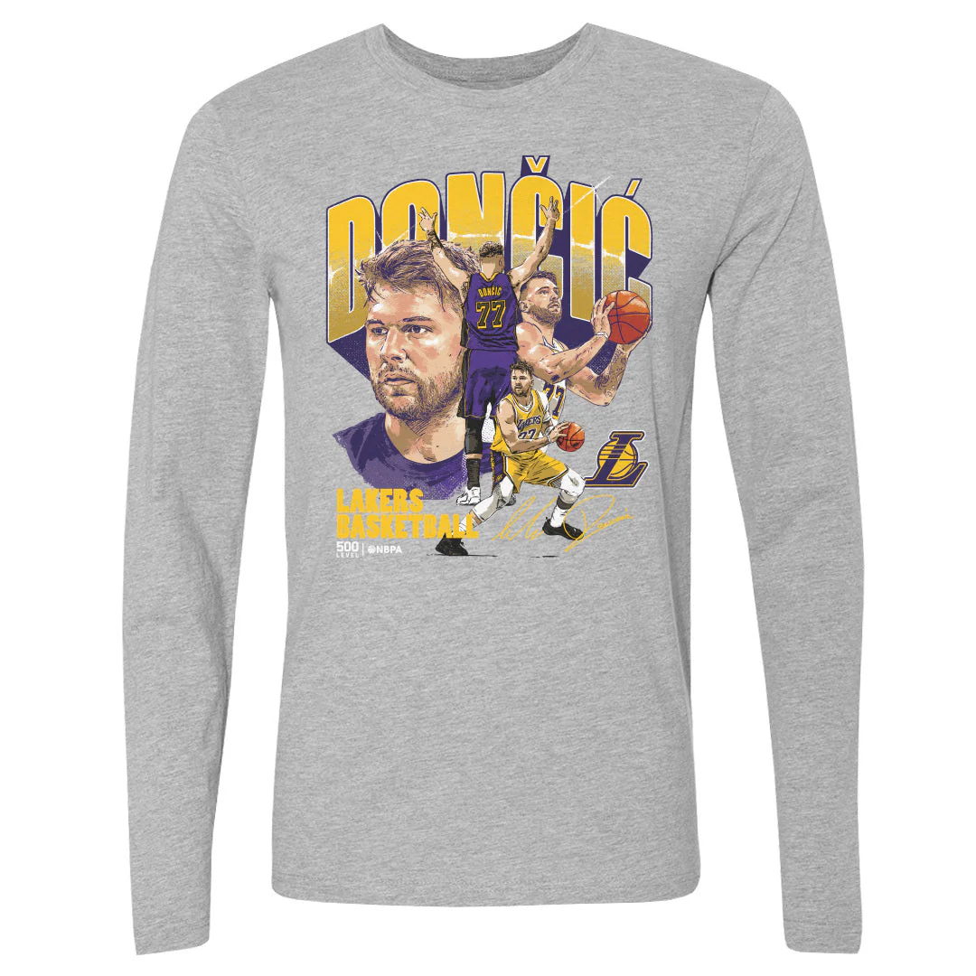 Luka Doncic Los Angeles Lakers Collage WHT