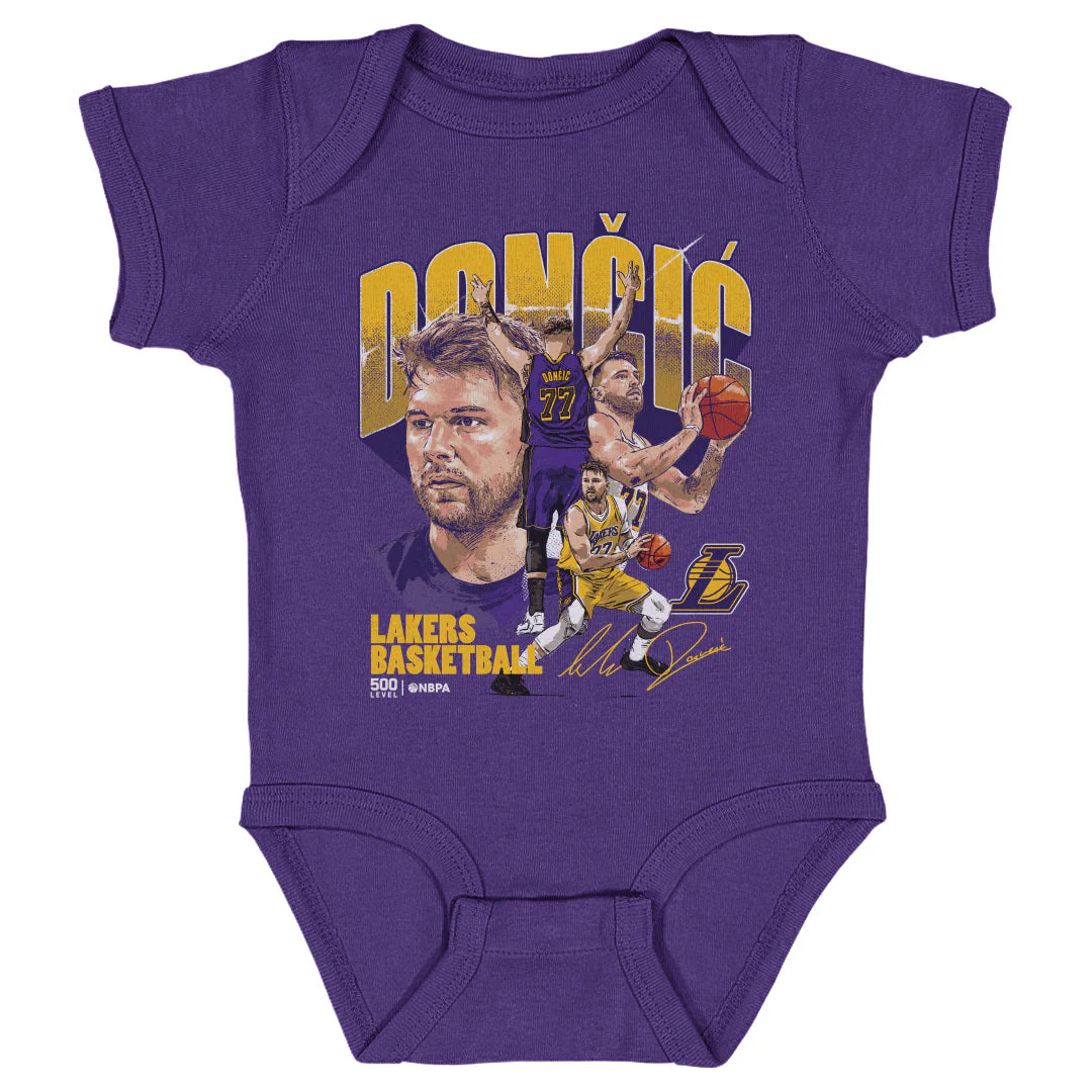 Luka Doncic Los Angeles Lakers Collage WHT