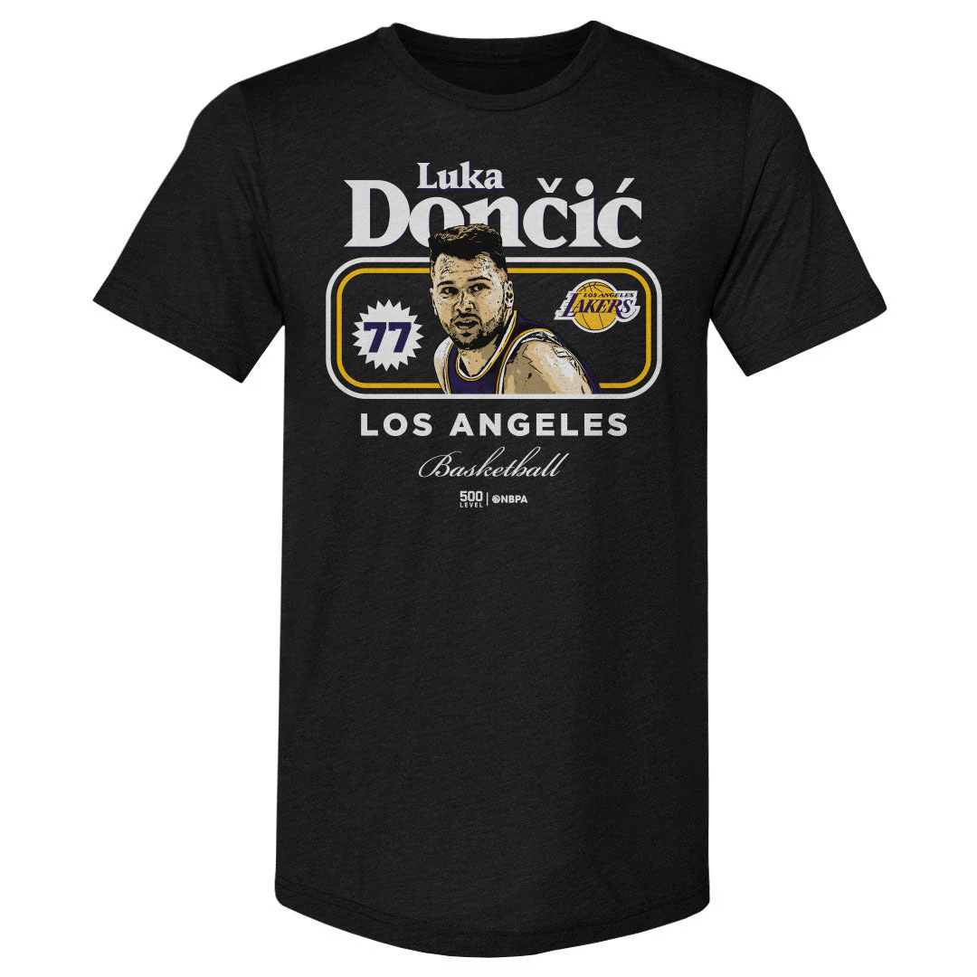 Luka Doncic Los Angeles Lakers Cover WHT Tee - Image 2
