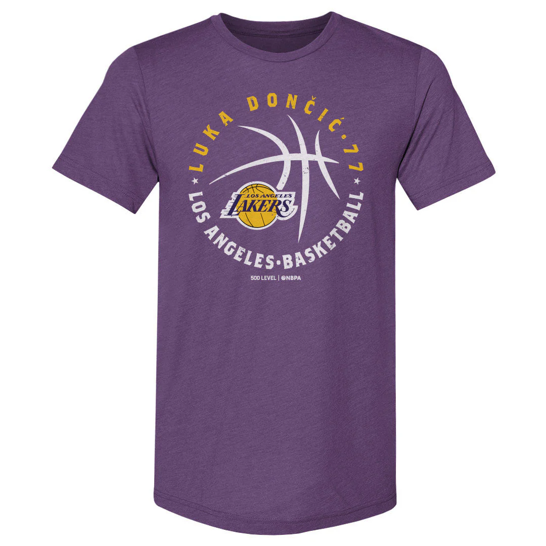 Luka Doncic Los Angeles Lakers Player Ball WHT - Image 3