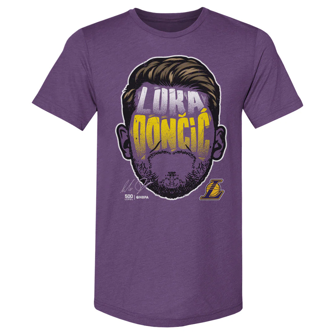 Luka Doncic Los Angeles Lakers Player Silhouette WHT - Image 2