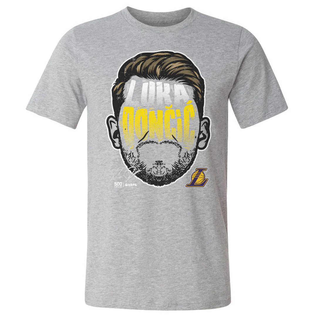 Luka Doncic Los Angeles Lakers Player Silhouette WHT