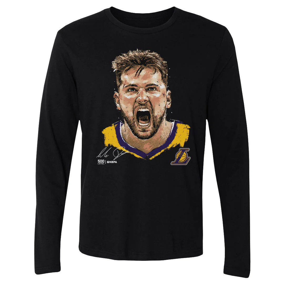 Luka Doncic Los Angeles Lakers Scream WHT