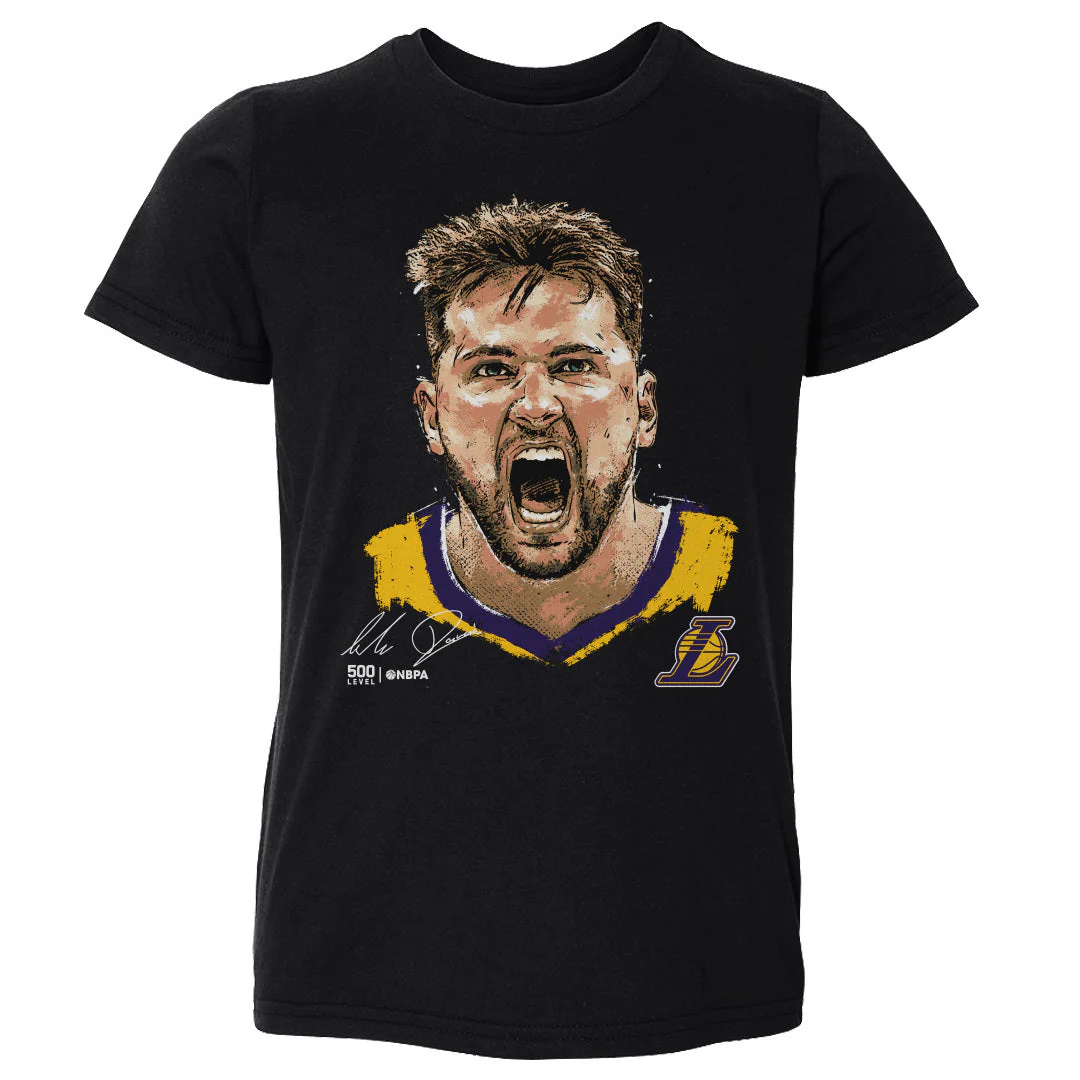 Luka Doncic Los Angeles Lakers Scream WHT - Image 2