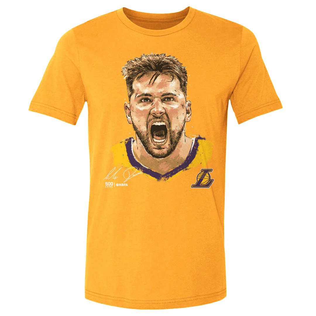 Luka Doncic Los Angeles Lakers Scream WHT - Image 10