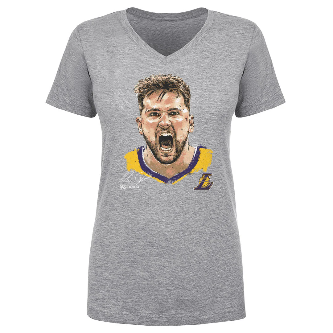 Luka Doncic Los Angeles Lakers Scream WHT